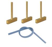Lot de 2 pointes de fer à souder de type T avec bande de presse à chaud pour réparation de câble d'écran LCD | Tête de soudure en cuivre 30 W 40 W 60 W pour fixation de ligne souple | Lot de 2 (60 W)