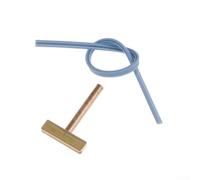 Lot de 2 pointes de fer à souder en T 30/40/60 W avec presse à chaud pour réparation de câbles d'écran LCD, tête de soudure en cuivre pour marquage de ligne douce et écran à cristaux liquides (60 W)