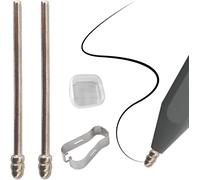 Lot De 2 Pointes De Stylo À Bille En Alliage De Titane, Fines Pointes De Rechange Compatibles Avec Les Pointes Samsung S Pen Avec Clip Et Boîte, Cuivré[STY9132589]