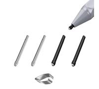 Lot de 2 pointes de stylo en métal + 2 pointes de stylet HB pour Surface Pen, plumes de rechange compatibles avec Microsoft Surface Pro 7 6 5 4 Series (modèle : 1776/1770) pour Surface Laptop Stylus