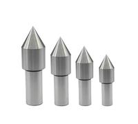 Lot de 2 pointes fixes MT3-C15 avec pointe en acier au tungstène for tour - Accessoires for têtes de centrage mobiles rotatives de haute précision