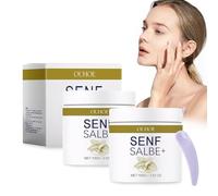 Lot de 2 pommades à la moutarde contre la cellulite, pommade à la moutarde active avec extraits de plantes naturelles, pommade à la moutarde contre la cellulite, nourrit et hydrate en profondeur, peut
