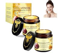 Lot de 2 pommades d'abeille, poison d'abeille, crème professionnelle de venin d'abeille, crème de poison d'abeille pour tous les types de peau