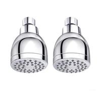 Lot de 2 pommeaux de douche haute pression, petit pulvérisateur mural simple dissimulé avec 41 joints sphériques réglables en laiton pour buses, pour une utilisation à long terme dans les salles de