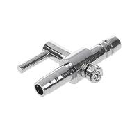 Lot de 2 pompes à air en acier inoxydable for aquarium, tuyau de débit d'air et vanne de contrôle. Accessoires for pompe à air for aquarium.(1 way)