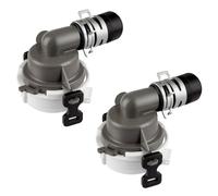 Lot de 2 pompes de vidange pour lave-vaisselle, assemblage commercial compatible avec EAU62043401, EAU62043403, PD00027724, ABQ73503002, 4116058, AP5973786, PS11706890, EAP11706890