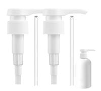 Lot de 2 pompes doseuses de 1 l de sirop pour Best B. Nutrition, bouteille à visser de 30 mm, distributeur de pompe réutilisable pour 0,5/1 l, tête de pompe avec 3 longs tuyaux pour réservoir fileté