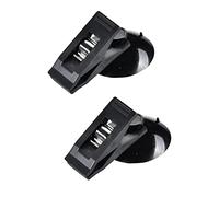 Lot de 2 porte-autocollants pour pare-brise - Porte-tickets de stationnement, porte-tickets de stationnement, accessoires d'intérieur de voiture, pince à carte pour pare-brise, voiture, réfrigérateur,