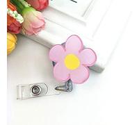 Lot de 2 porte-badges rétractables avec clip de ceinture - Porte-badge tendance et mignon - Porte-clés rétractable pour filles, infirmières, enseignantes, étudiantes