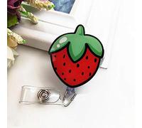 Lot de 2 porte-badges rétractables avec clip de ceinture - Porte-badge tendance et mignon - Porte-clés rétractable pour filles, infirmières, enseignantes, étudiants, style H