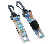Lot de 2 porte-bouteilles flottants pour pêche à la mouche avec mousqueton, sangle pour garder les bouteilles flottantes accessibles et sécurisées pendant les voyages de pêche à la mouche