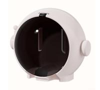 Lot de 2 porte-brosses à dents mural sans perforation avec décoration d'astronaute, gain de place, pour deux brosses à dents et plus encore (rose)