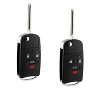 Lot de 2 porte-clés à distance à lame large de rechange pour Mitsubishi Eclipse Galant 2007, 2008, 2009, 2010, 2011, 2012 (OUCG8D-620M-A 850G-G8D620MA)