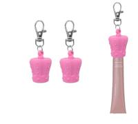 Lot de 2 porte-clés pour gloss à lèvres Summer Friday, porte-baume à lèvres, étui portable pour femmes et mamans, rose, M