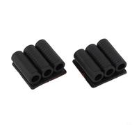 Lot de 2 porte-embouts à chargement latéral pour perceuse sans fil pouvant contenir plusieurs embouts de tournevis 1/4 avec poignée élastique sécurisée