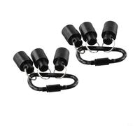 Lot de 2 porte-embouts de tournevis à tige SDS légers et solides avec outil porte-clés