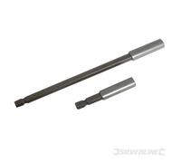 Lot de 2 porte-embouts de vissage 60 et 150 mm SILVERLINE 436745