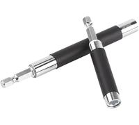 Lot de 2 porte-embouts magnétiques pour tournevis - Support de foret extensible à tige hexagonale pour tournevis électrique de 6,35 mm