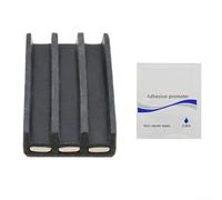 Lot de 2 porte-forets en caoutchouc pour tournevis et tournevis, organiseur magnétique pour outils, compatible avec les embouts à tige hexagonale de 6,35 mm, les douilles et les petits outils pour