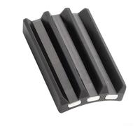 Lot de 2 porte-forets magnétiques pour conducteur, 6,35 mm, hexagonaux à changement rapide, organisateur de rangement d'embouts de tournevis, rangement portable en caoutchouc pour outils