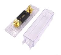 Lot de 2 porte-fusibles 100 A 200 A avec fusibles pour voiture pour systèmes audio Boîtier en plastique étanche pour utilisation en extérieur et en mer, performance fiable (200 A)