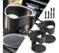 Lot de 2 porte-gobelets de voiture, Support universel pour grille d'aération de voiture - Support de bouteille réglable pour tasse à café et canette de boisson, Porte-Gobelet De Ventilation De Voiture