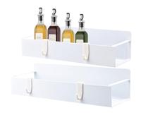 Lot de 2 porte-gobelets magnétiques sans perçage, avec aimant puissant pour cuisine, camping-car, micro-ondes, salle de bain, appartement, organisation de la maison