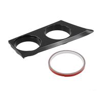 Lot de 2 porte-gobelets noirs pour BMW Série 1 E87/E81/E82/E88 - Construction en plastique ABS pour véhicules à droite