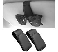 Lot de 2 porte-lunettes pare-soleil de voiture pour Mercedes Benz X118 CLA 180 200 220 250 CLA35 CLA45 AMG Shooting Brake 2019 2020 2021+, support pour lunettes de soleil/clip pour carte de ticket
