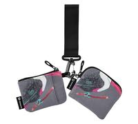 Lot de 2 porte-monnaie minimalistes avec poche à fermeture éclair pour homme et femme, Oiseau toucan 2_by Stella, 4.13"(L) x 3.5"(W), Accessoire de voyage