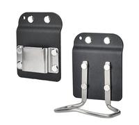 Lot de 2 porte-outils à clip et porte-marteau pour ceinture, en acier inoxydable 304, porte-ceinture pour perceuse sans fil, visseuse à percussion, cloueuse, mètre ruban