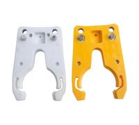 Lot de 2 porte-outils ISO30 pour changement de griffe, fourche de broche CNC ATC pour machines de gravure automatiques, fixation en métal et ABS résistant à l'abrasion