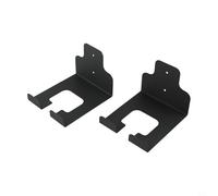 Lot de 2 porte-outils muraux robustes en fer antirouille pour un rangement efficace dans le garage, le jardin, la cour et le sous-sol