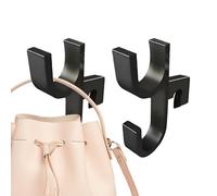 Lot de 2 porte-parapluies de voiture - Crochet de rangement - Support de sac à main de voiture - Design universel avec fonction facile à installer - Clip de rangement pour siège arrière de siège