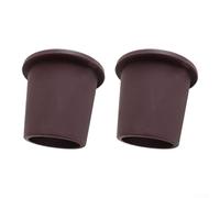 Lot de 2 porte-parapluies en caoutchouc pour tables de patio de 38 mm