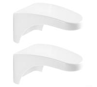 Lot de 2 porte-savon mural avec compartiment éponge et évacuation pour zones humides