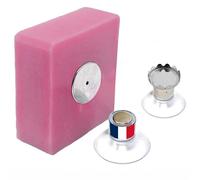 Lot de 2 Porte-Savons Magnétiques à Ventouse | Design Simple & Fixation Puissante | Acier Inoxydable | Support Mural | sans Perçage | Salle de Bain | Cuisine | WC