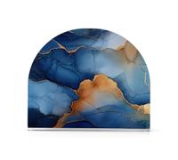 Lot de 2 porte-serviettes de cocktail en acrylique pouvant contenir 50 à 60 serviettes en une seule pièce pour dîner/cocktail, utilisation domestique et cuisine, facile à nettoyer, marbre, terre cuite