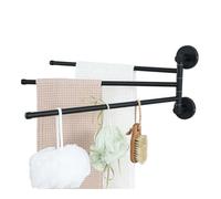 Lot de 2 Porte-Serviettes de Salle de Bain à 3 Bras, Pivot 180°, Acier Inoxydable