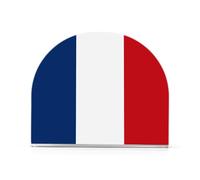 Lot de 2 porte-serviettes en acrylique de 4 mm d'épaisseur, moulage monobloc pour serviettes de dîner/cocktail, comptoir et table basse, utilisation tout au long de l'année, drapeau de la France