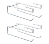 Lot de 2 porte-serviettes muraux en fer multifonctionnels - Pratique pour le rangement hygiénique du placement de la salle de bain de cuisine