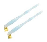 Lot de 2 porte-stylos obliques en résine avec bride en métal réglable pour l'écriture, le dessin, les croquis, les illustrations, l'écriture lisse