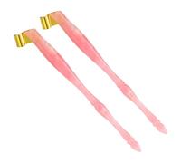 Lot de 2 porte-stylos plume rétro avec bride réglable en résine oblique pour écriture manuscrite, croquis, écriture lisse