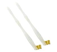 Lot de 2 porte-stylos plume rétro avec bride réglable en résine oblique pour écriture manuscrite, croquis, écriture lisse