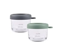 Lot De 2 Portions Repas En Verre 150 Ml Minéral / Vert Sauge TU