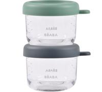 Lot de 2 portions verre 150 ml Mineral-Sage green