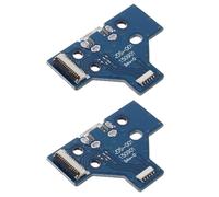 Lot de 2 ports de charge de remplacement, prise de charge pour contrôleur JDS-001PS4, ensemble de port de charge de remplacement, adaptateur micro USB, module de connecteur de carte de prise