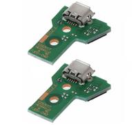 Lot de 2 ports de charge de remplacement, prise de charge pour contrôleur JDS-040PS4, ensemble de port de charge de remplacement, adaptateur micro USB, module de connecteur de carte de prise