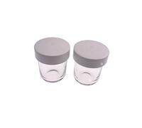 Kenwood Pots en verre pour AT320 – Lot de 2 avec couvercles pour robot ménager