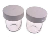 Lot de 2 pots verre + couvercle pour AT320 Robot ménager (KW697736 KENWOOD)